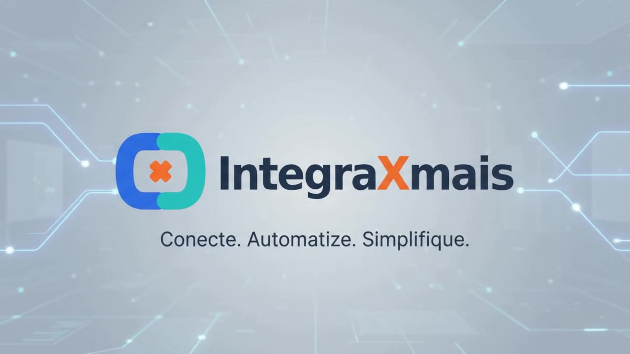 Marca IntegraXmais: Conecte. Automatize. Simplifique.